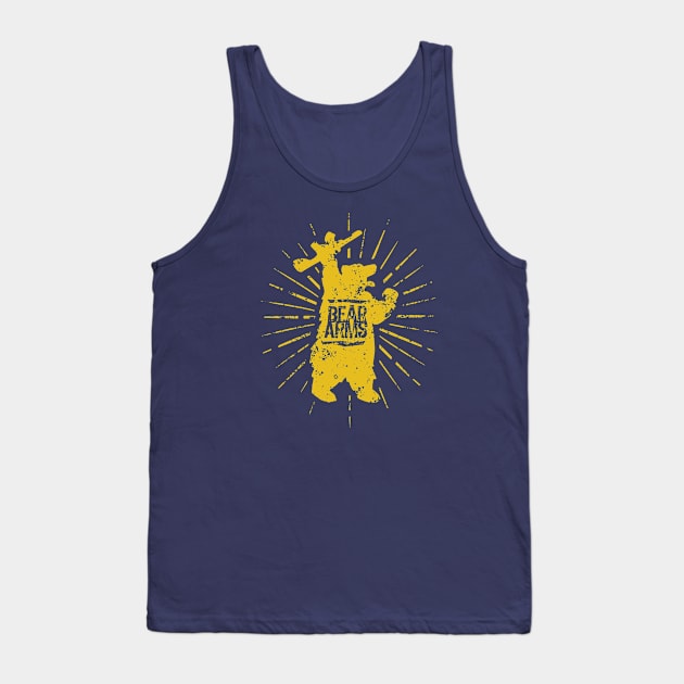 Grizzly Bear Arms Tank Top by Doodl